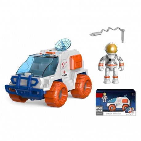 Space vehicle with cosmonaut light and sound