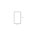 MIRROR FRAMED STANDING 156X36CM BLACK