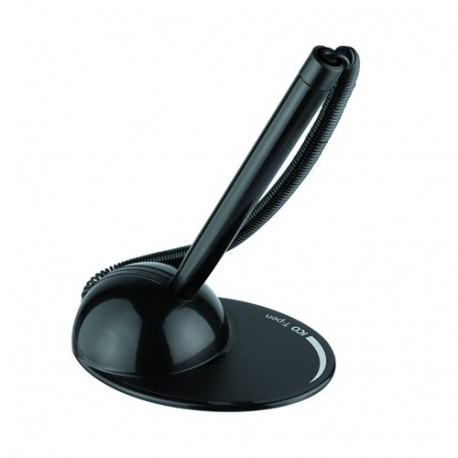 Pastapliiats laua külge kinnituva alusega ICO T-PEN, must alus, sinine südamik