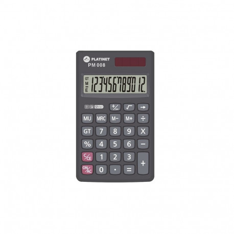 PLATINET CALCULATOR PM008 12D WALLET