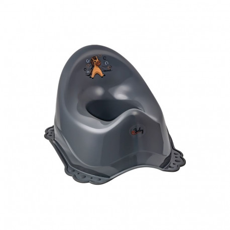 Maltex 2-component chamber pot with music Ponny MINIMAL Steel grey 8210_90