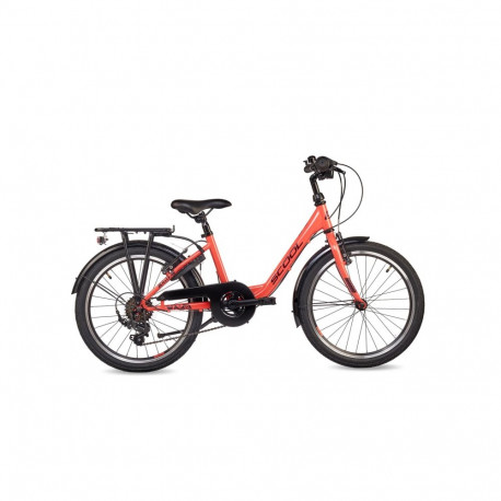 Laste jalgratas S'COOL chiX, 20" Coral/Dark Red
