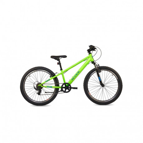 Laste jalgratas S'COOL Xroc, 24" Neon Green/Ocean