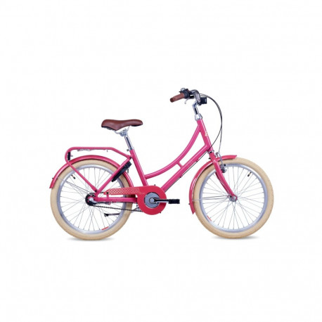 Laste jalgratas S'COOL chiX Classic, 20" Berry/Beige