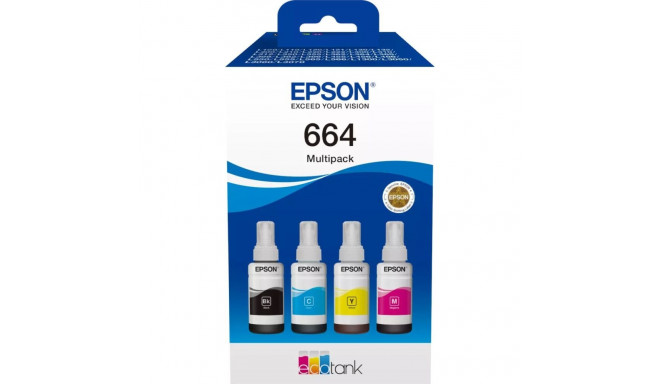Tint Epson 664 EcoTank 4-värvi komplekt