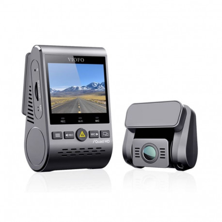 Dashcam - VIOFO A129-G PLUS DUO (Quad HD, IMX335, WiFi, GPS, Night Mode, 256GB) Black