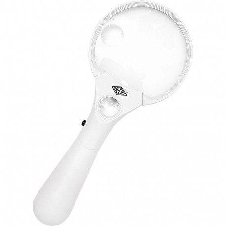 Luup WEDO 90mm LED valgustusega 2,5x/4,5x/12x