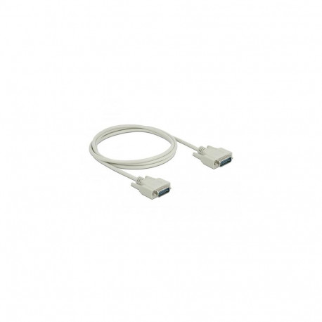 DeLOCK Serial Cable D-Sub15 male to male 2 m