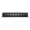 "StarTech 2U Horizontal Finger Duct Rack Cable Management Panel with Cover"