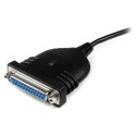 StarTech.com USB-paralleelpordi adapterkaabel 1.8m Centronics DB25 IEEE1284 isane/isane