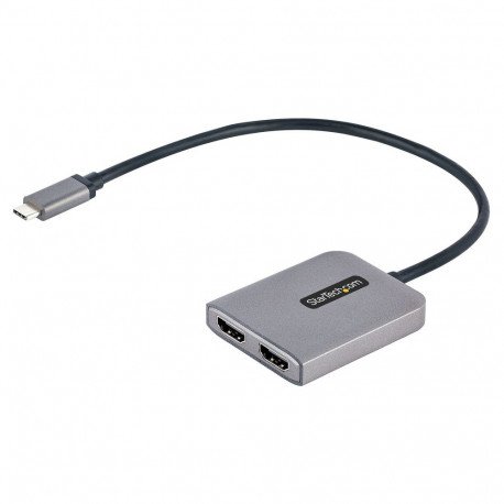 StarTech.com USB-C HDMI adapter MST jaotur 2-pordiline 4K 60Hz USB-C isane HDMI emane, hall