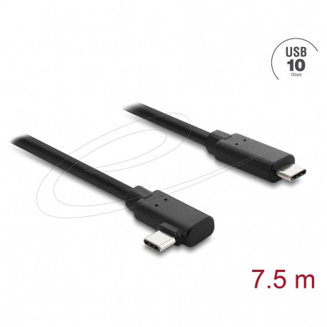 "Aktives Optisches Kabel USB 10 Gbps USB Type-C™ Stecker zu Stecker gewinkelt 7,5 m"