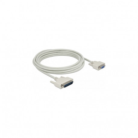 "Delock Serielles Kabel D-Sub 25 Stecker zu D-Sub 9 Buchse 5 m"