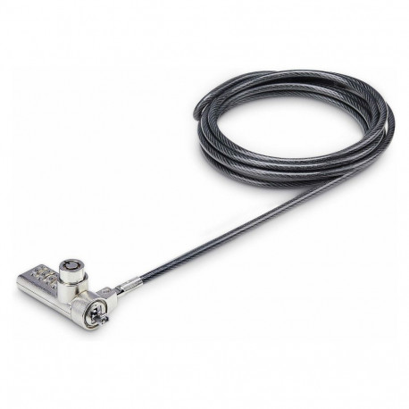 "StarTech 10-Pack Doppelzugriff Laptopschloss 2m Kabelschloss mit Schlussel und Zahlenschloss"