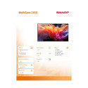 MultiSync E659 65-tolline UHD 16/7 350cd/m2 monitor