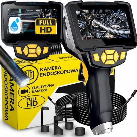 Inspektsioonikaamera endoskoop e697 1m 4,3" 8mm Full HD