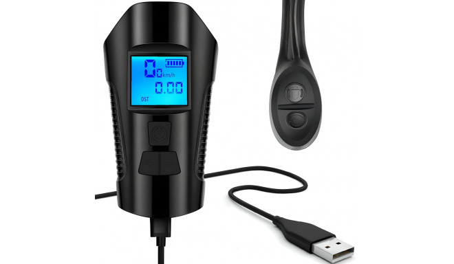 Jalgratta LED-tuli -s092 spidomeeter kell USB