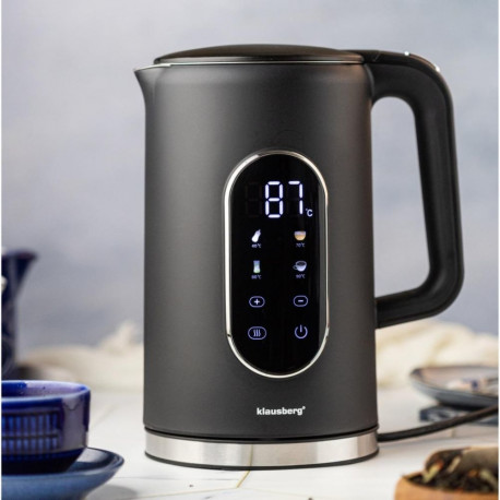 Klausberg veekeetja KB-7891 1,7l LED-paneeliga, must