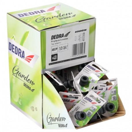 Przyłącze kranowe 1/2"-3/4", pudełko 40 szt