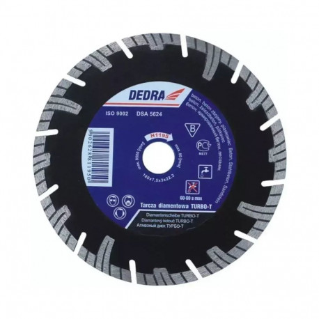 Teemantketas turbo-t 125mm/22,2