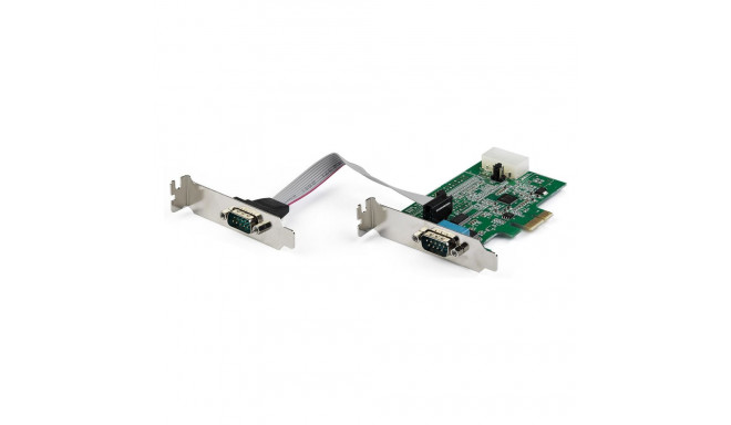 STARTECH.COM jadaadapter 2-pordiline PCIe 16950 UART 921,4Kbps Windows ja Linux