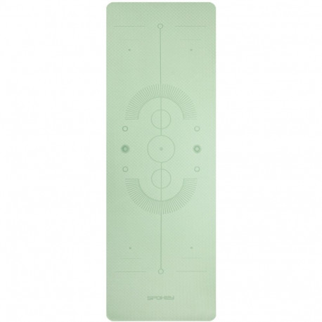 Mata do ćwiczeń Spokey Mandala zielona 941534