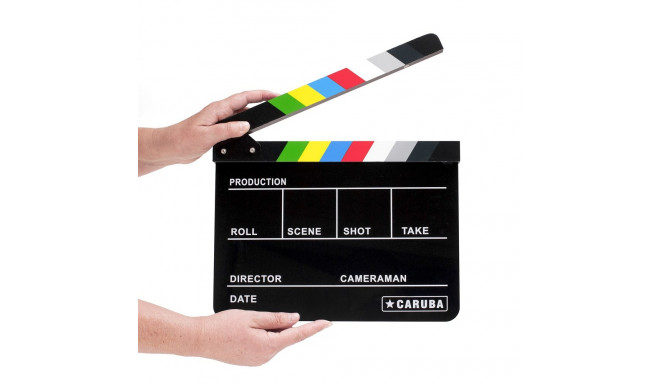 Caruba Professionele Director Clapper Black/Color (Whiteboard stift)