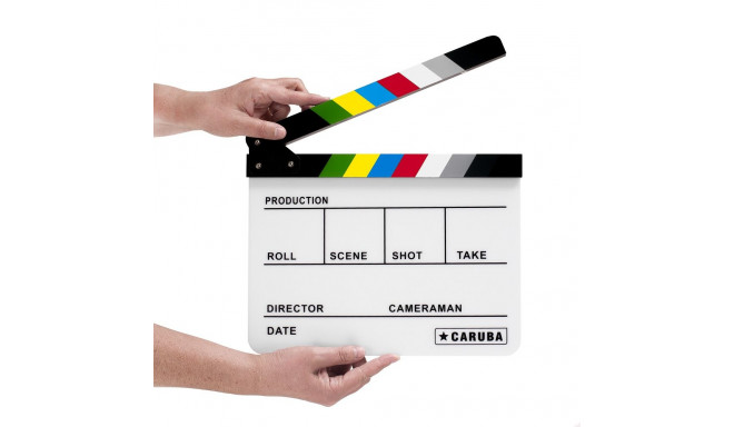 Caruba Professionele Director Clapper White/Color (whiteboard stift)