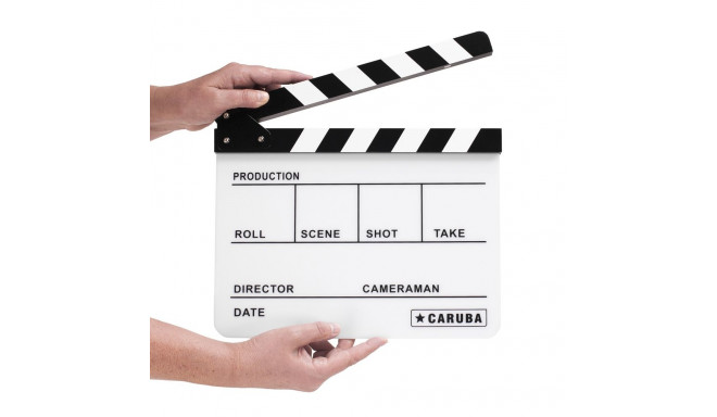 Caruba Professionele Director Clapper White/BW (whiteboard stift)