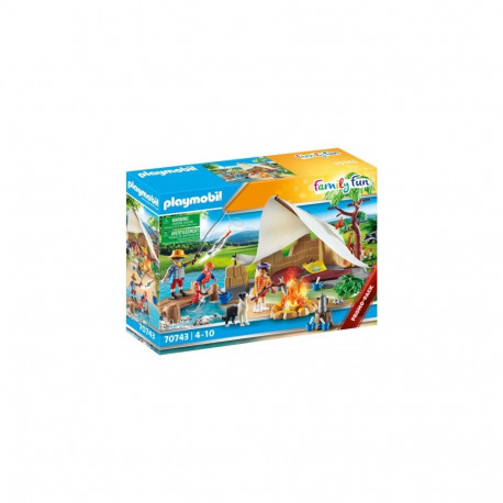 Toys, Games & Collectibles - Playmobil 70743 Family Camping Trip Set With Figures And Accessories, M
