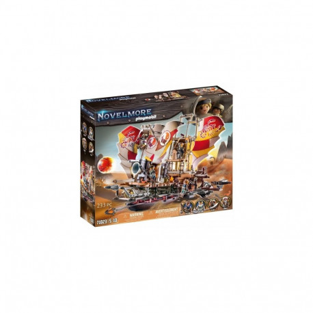 Toy Playset - Playmobil 71023 Novelmore Ship of the Sands with Figures and Accessories, Multicolor
