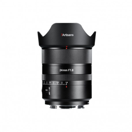 Camera Lens - 7Artisans AF 24mm F1.8 Autofocus Lens For Fujifilm X Cameras Black