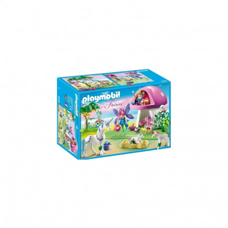 Toys, Games & Collectibles - Playmobil 6055 Fairies With Toadstool House Set, 4+ Years, Multicolor