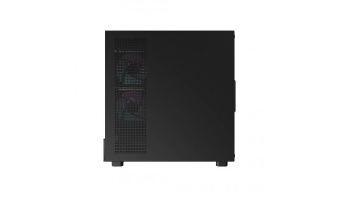 Computer Case - Darkflash DPX90 Midi Tower ATX Case With 3 Fans Black