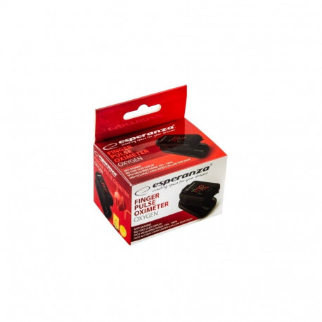 Pulse Oximeter - Esperanza ECO001, Oxygen Saturation & Pulse Rate Monitor, 2 bpm Accuracy, Black