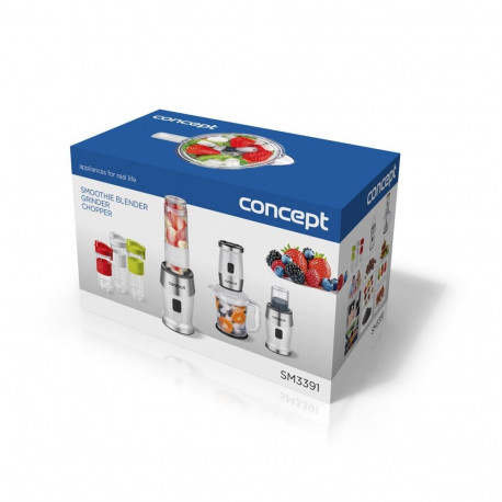 Blender - Concept SM3391 700W 1.2L Ice Crushing Smoothie Maker White