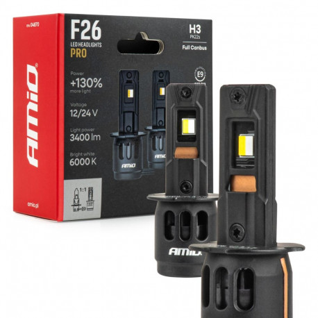 Led 2tk H3 PRO LumiTec+130% 12-24V