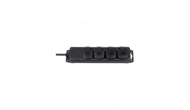 EXT CORD 1159960 2M BLACK IP44