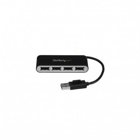 StarTech.com 4-Port Portable USB 2.0 Hub with Built-in Cable