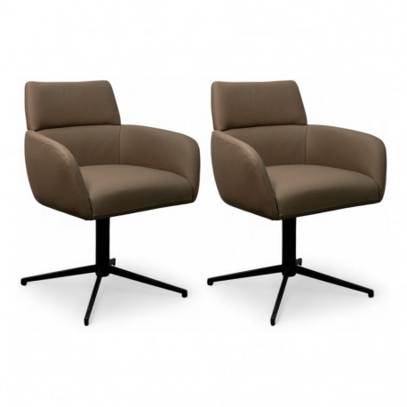 Söögitool MARCO käetoega 2tk, taupe