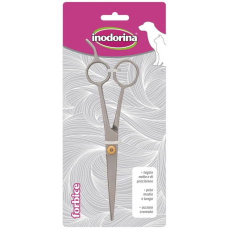 Inodorina pet scissors 17cm, grey