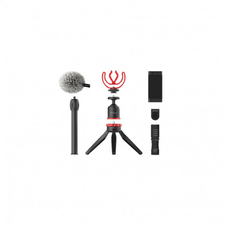 Mikrofoni komplekt lauastatiiviga Boya vlogging kit Standard BY-VG330, 3.5mm mikrofonipesa, mikrofon