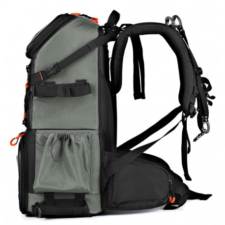 Camera Backpack - K&F Concept 2-In-1 33L Capacity With Laptop Sleeve Black