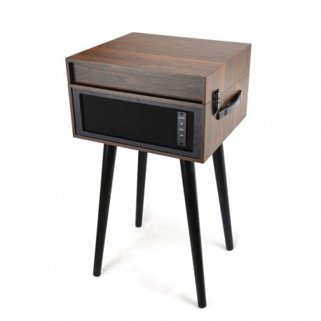 Audio Turntable - AKAI ATT-101BT, Bluetooth, Built-In Speakers, 33/45/78 RPM, Black