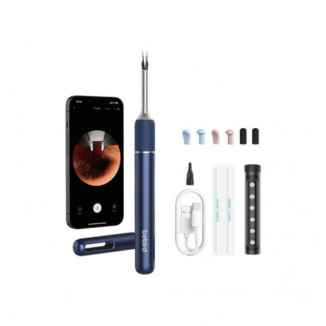 Health & Personal Care - Bebird Note 5 Ear Cleaning Otoscope 10MP Camera Blue