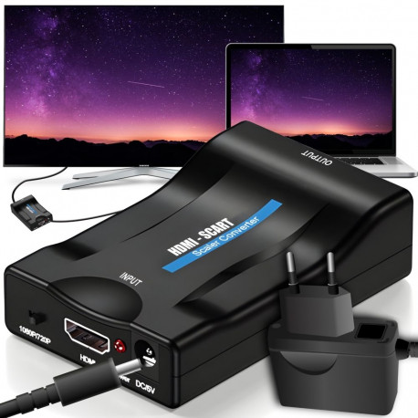 HDMI-SCART konverter -e281 FHD AV