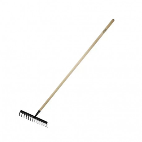 Grabie 16-zębne wzmocnione, trzonek drewniany