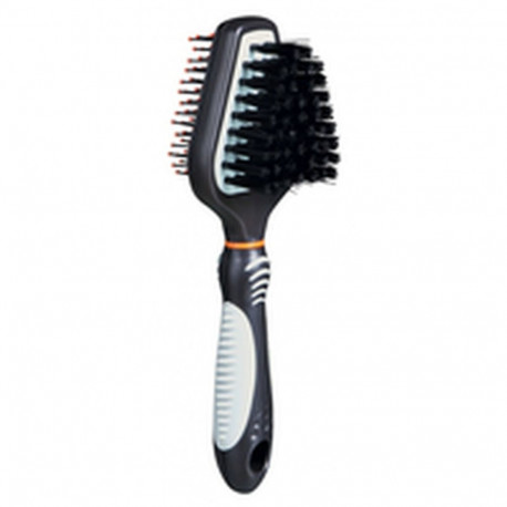 Dog Brush Trixie 6 × 19 cm Black Grey