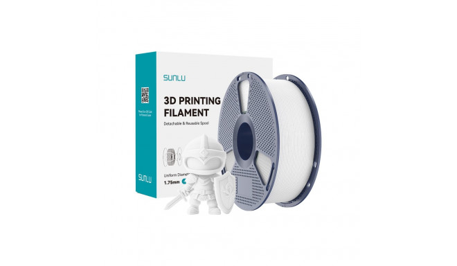 Sunlu PLA+ Filament (White)