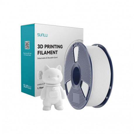 Sunlu PLA Matte Filament (White)